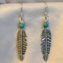Sterling Silver w/ Turquoise Earrings - small