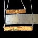 Copper Bar Necklace sizing