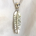 Sterling Silver Feather Pendant
