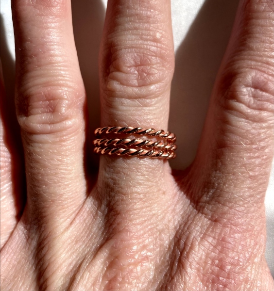 Copper Stacker Rings