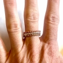 Copper, Sterling Silver, Red Brass Stacker Rings