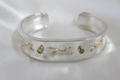3 fox 2toned cuff