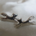 Sterling Silver Mini Fox Studs