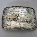 Sheep herding Buckle