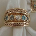 14K yellow Mothers ring