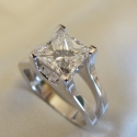 Princess cut Engagement Ring