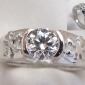 snowflake 14k Diamond Engagement ring