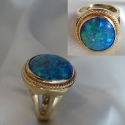 Opal Ring 14k yellow