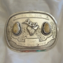Elk Ivory Trophy Buckle