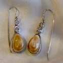 Diamond andelk Ivory 14K earrings