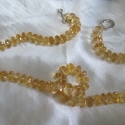 Citrine Crystal Necklace sold