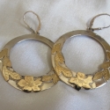 SS with 14k overlays dogwood flowers $550