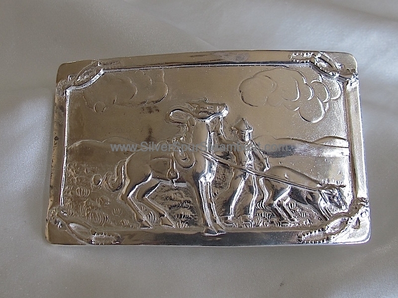 Antique reproduction of cowboy Buckle SS $295.00